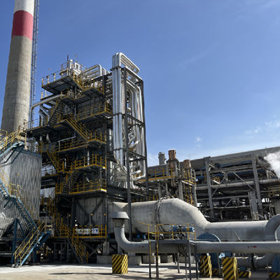 Atık gaz geri dönüşümü atık ısı buhar kazanı 53.75 T/H 60157Nm3/H Yüksek verimlilik özelleştirme