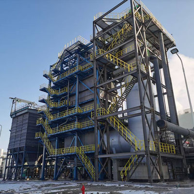Yüksek atık ısı buhar kazanı Enerji tasarrufu Egzoz gazı dönüşümü 67662Nm3/H Giriş duman gazı akışı