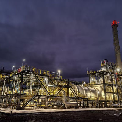 Sıcak Değişilebilir Genişleme Arayüzü Atık ısı kazanı 78000 Nm3/H duman gazı parametreleri